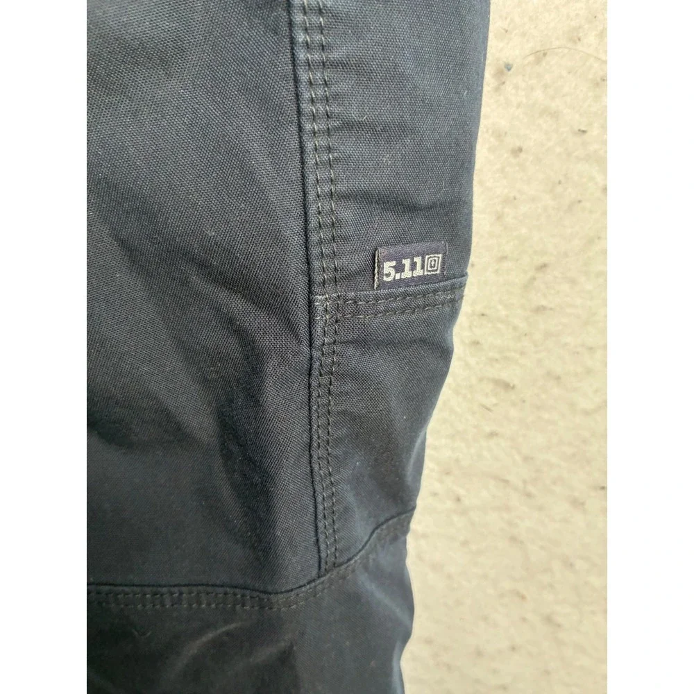 5.11 Tactical Mens Cargo Pants Dark Navy Blue Multi-Pocket 36x32 Outdoor Work